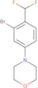 4-[3-Bromo-4-(difluoromethyl)phenyl]morpholine