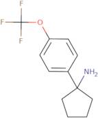 1-[4-(Trifluoromethoxy)phenyl]cyclopentylamine