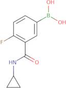 (3-(Cyclopropylcarbamoyl)-4-fluorophenyl)boronic acid