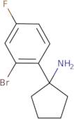 1-(2-Bromo-4-fluorophenyl)cyclopentan-1-amine