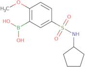 5-(N-cyclopentylsulfamoyl)-2-methoxyphenylboronicacid