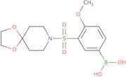 (3-(1,4-Dioxa-8-azaspiro[4.5]decan-8-ylsulfonyl)-4-methoxyphenyl)boronic acid