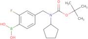 (4-(((tert-Butoxycarbonyl)(cyclopentyl)amino)methyl)-2-fluorophenyl)boronic acid