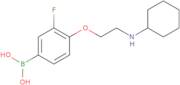 (4-(2-(Cyclohexylamino)ethoxy)-3-fluorophenyl)boronic acid