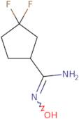 3,3-Difluoro-N'-hydroxycyclopentane-1-carboximidamide