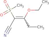 3-Ethoxy-2-methanesulfonylpent-2-enenitrile