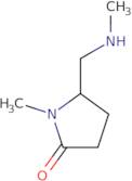 1-Methyl-5-[(methylamino)methyl]pyrrolidin-2-one