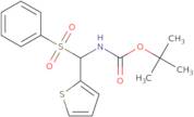 tert-Butyl N-[(phenylsulphonyl)(thien-2-yl)methyl]carbamate