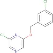 2-Chloro-6-[(3-chlorophenyl)methoxy]pyrazine