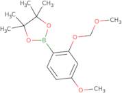 2-[4-Methoxy-2-(methoxymethoxy)phenyl]-4,4,5,5-tetramethyl-1,3,2-dioxaborolane