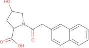 4-Hydroxy-1-[2-(naphthalen-2-yl)acetyl]pyrrolidine-2-carboxylic acid