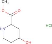 Methyl (2R,4R)-4-hydroxypiperidine-2-carboxylate hydrochloride