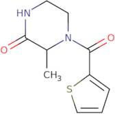 3-Methyl-4-(thiophene-2-carbonyl)piperazin-2-one