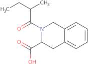 2-(2-Methylbutanoyl)-1,2,3,4-tetrahydroisoquinoline-3-carboxylic acid