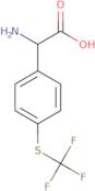 2-Amino-2-{4-[(trifluoromethyl)sulfanyl]phenyl}acetic acid