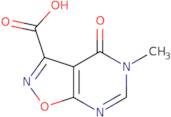 5-Methyl-4-oxo-4,5-dihydroisoxazolo-[5,4-d]pyrimidine-3-carboxylic acid