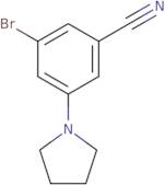 3-Bromo-5-(pyrrolidin-1-yl)benzonitrile