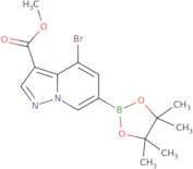 4-Bromo-3-methoxycarbonyl-pyrazolo[1,5-a]pyridine-6-boronic acid pinacol ester