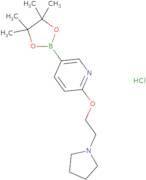 2-(2-Pyrrolidin-1-yl-ethoxy)-pyridine-5-boronic acid pinacol ester hydrochloride