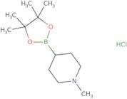 1-Methyl-4-(4,4,5,5-tetramethyl-1,3,2-dioxaborolan-2-yl)piperidine hydrochloride