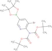 2-(Di-Boc-amino)-3-bromo-pyridine-5-boronic acid pinacol ester