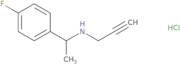 N-[1-(4-Fluorophenyl)ethyl]prop-2-yn-1-amine hydrochloride