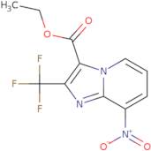 Ethyl 8-nitro-2-(trifluoromethyl)imidazo[1,2-a]pyridine-3-carboxylate