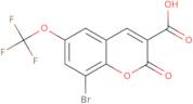 8-Bromo-6-(trifluoromethoxy)-2-oxo-2H-chromene-3-carboxylic acid