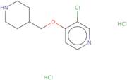 3-Chloro-4-[(piperidin-4-yl)methoxy]pyridine dihydrochloride