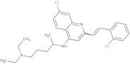 7-Chloro-2-[2-(2-chlorophenyl)ethenyl]-N-[5-(diethylamino)pentan-2-yl]quinolin-4-amine