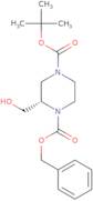 1,4-Piperazinedicarboxylic acid, 2-(hydroxymethyl)-,4-(1,1-dimethylethyl) 1-(phenylmethyl) ester, (2S)-