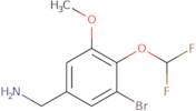 [3-Bromo-4-(difluoromethoxy)-5-methoxyphenyl]methanamine