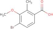 4-Bromo-3-methoxy-2-methylbenzoic acid