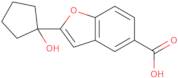 2-(1-Hydroxycyclopentyl)-1-benzofuran-5-carboxylic acid