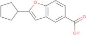 2-Cyclopentylbenzofuran-5-carboxylic acid