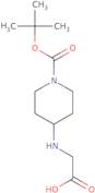 2-({1-[(tert-Butoxy)carbonyl]piperidin-4-yl}amino)acetic acid