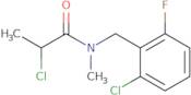 2-Chloro-N-[(2-chloro-6-fluorophenyl)methyl]-N-methylpropanamide