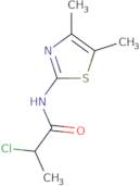 2-Chloro-N-(dimethyl-1,3-thiazol-2-yl)propanamide