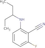 2-Fluoro-6-[(pentan-3-yl)amino]benzonitrile