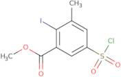 Methyl 5-(chlorosulfonyl)-2-iodo-3-methylbenzoate