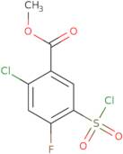 Methyl 2-chloro-5-(chlorosulfonyl)-4-fluorobenzoate