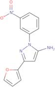 3-(Furan-2-yl)-1-(3-nitrophenyl)-1H-pyrazol-5-amine