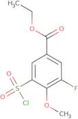 Ethyl 3-(chlorosulfonyl)-5-fluoro-4-methoxybenzoate