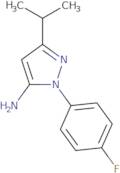 1-(4-Fluorophenyl)-3-(propan-2-yl)-1H-pyrazol-5-amine