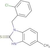 1-[(2-Chlorophenyl)methyl]-5-methyl-1H-1,3-benzodiazole-2-thiol