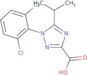 1-(2,6-Dichlorophenyl)-5-(propan-2-yl)-1H-1,2,4-triazole-3-carboxylic acid