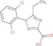 1-(2,6-Dichlorophenyl)-5-ethyl-1H-1,2,4-triazole-3-carboxylic acid