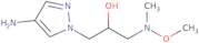 1-(4-Amino-1H-pyrazol-1-yl)-3-[methoxy(methyl)amino]propan-2-ol