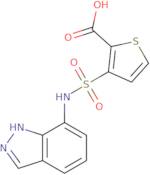 3-[(1H-Indazol-7-yl)sulfamoyl]thiophene-2-carboxylic acid