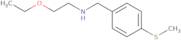 (2-Ethoxyethyl)({[4-(methylsulfanyl)phenyl]methyl})amine